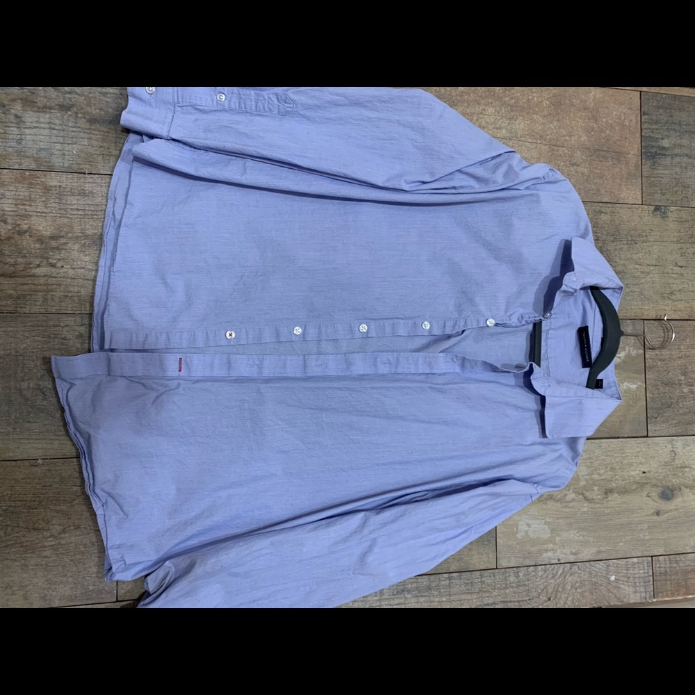 Tommy Hilfiger button up, dress shirt.